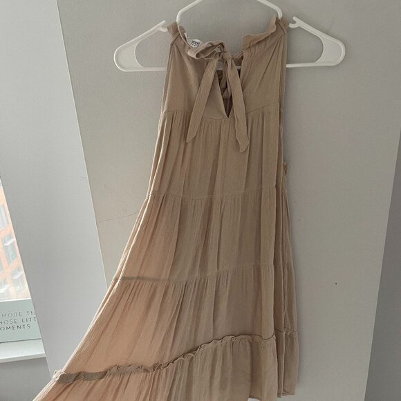 Taupe Mini Dress - Picture 2 of 4